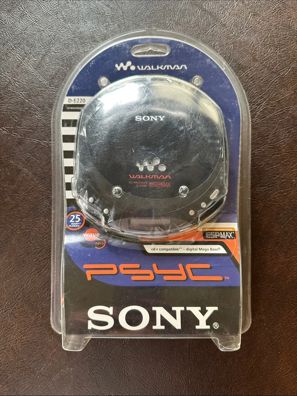 Sony Walkman PSPYC Portable CD Player in Original Packaging. Wave Navy version.